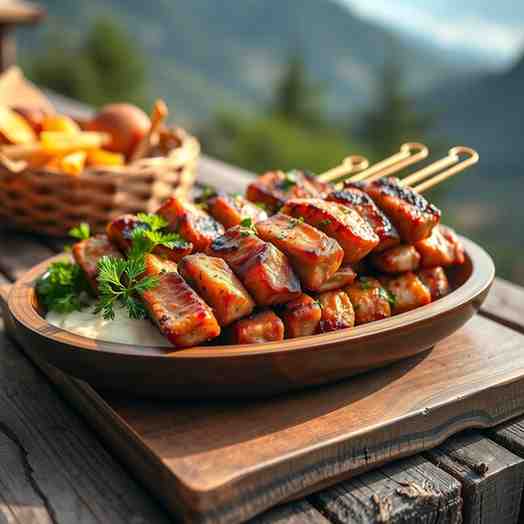 Georgian Mtsvadi - Best Pork BBQ Recipe